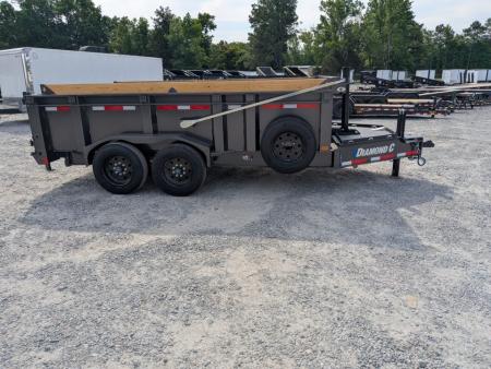 New 2026 Diamond C Trailers Diamond C LPT 208 7x14 Telescopic Dump Trailer w/ ABS