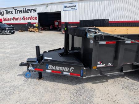 New 2026 Diamond C Trailers Diamond C LPT 208 7x14 Telescopic Dump Trailer w/ ABS