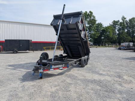 New 2026 Diamond C Trailers Diamond C LPT 208 7x14 Telescopic Dump Trailer w/ ABS