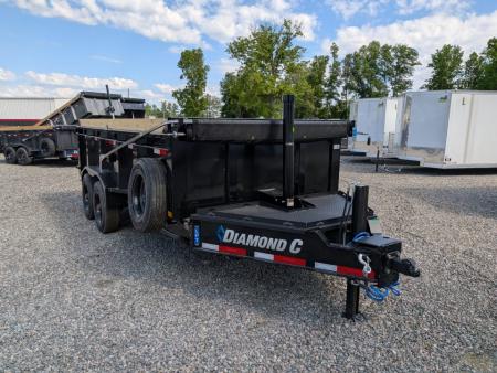 New 2026 Diamond C Trailers Diamond C LPT 210 7x16 Telescopic Dump Trailer Pacesetter Edition w/ ABS