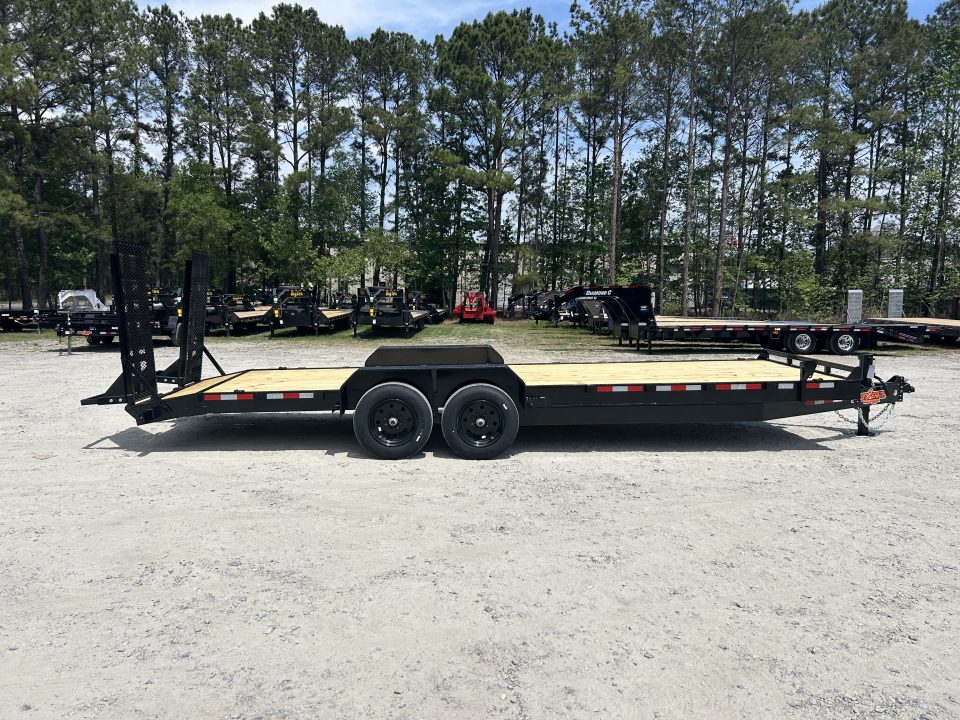New 2026 Down 2 Earth Trailers 82x24 Equipment Trailer, 8K Axles, #12,211 lbs Payload