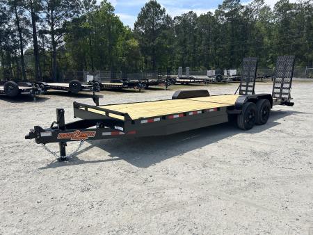 New 2026 Down 2 Earth Trailers 82x24 Equipment Trailer, 8K Axles, #12,211 lbs Payload