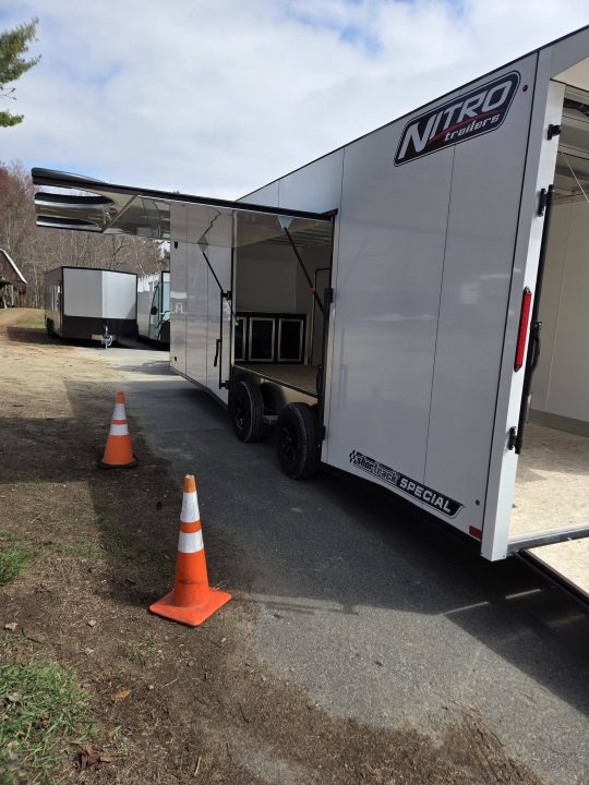 New 2026 Nitro 8.5x26 spread axle race trailer with escape door Car / Racing Trailer