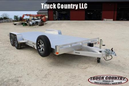 New 2023 Bear Track 81 x18' aluminum Car / Racing Trailer