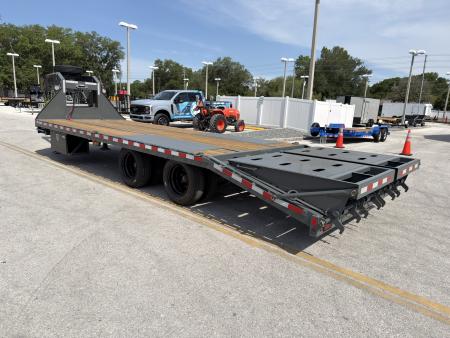 New 2026 Sure-Trac 8.5x25 (20+5) Pro Series GN Deckover Trailer