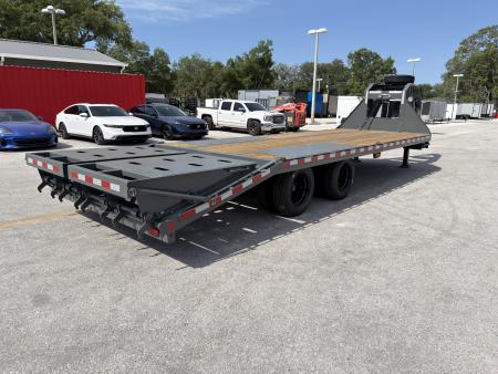 New 2026 Sure-Trac 8.5x25 (20+5) Pro Series GN Deckover Trailer