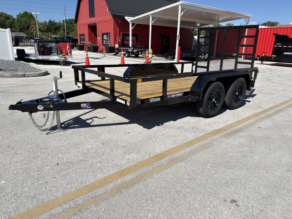 New 2026 Sure-Trac 6x12 Tube Top 7K Utility Trailer