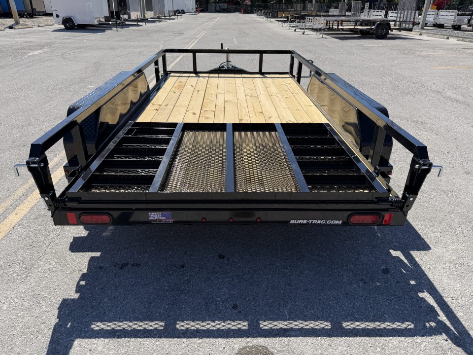 New 2026 Sure-Trac 6x12 Tube Top 7K Utility Trailer