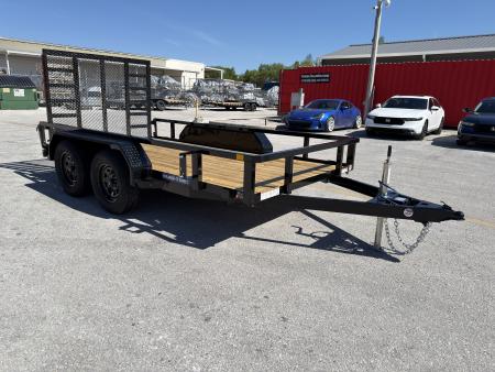 New 2026 Sure-Trac 6x12 Tube Top 7K Utility Trailer