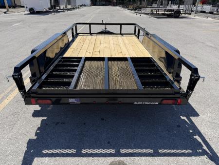 New 2026 Sure-Trac 6x12 Tube Top 7K Utility Trailer