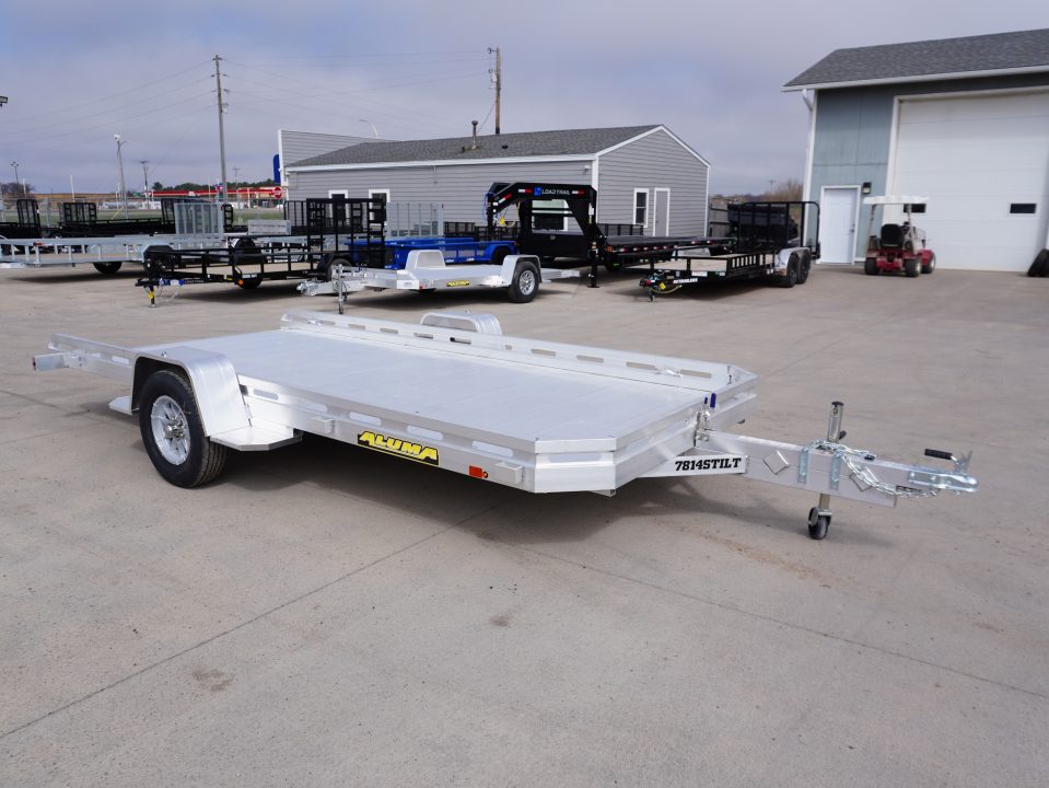 New 2027 Aluma 78"x14ft Tilt Trailer