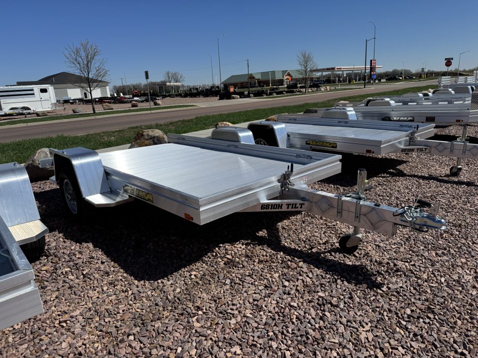 New 2027 Aluma 6810H 3k Tilt Utility Trailer