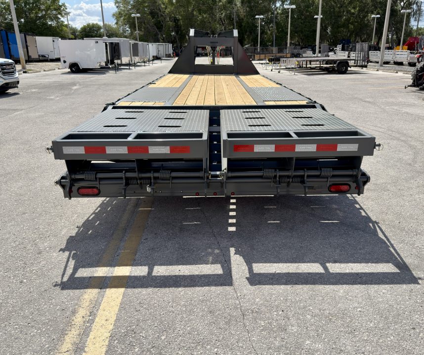 New 2026 Sure-Trac 8.5X25 (20+5) HD Low Profile GN Deckover Trailer