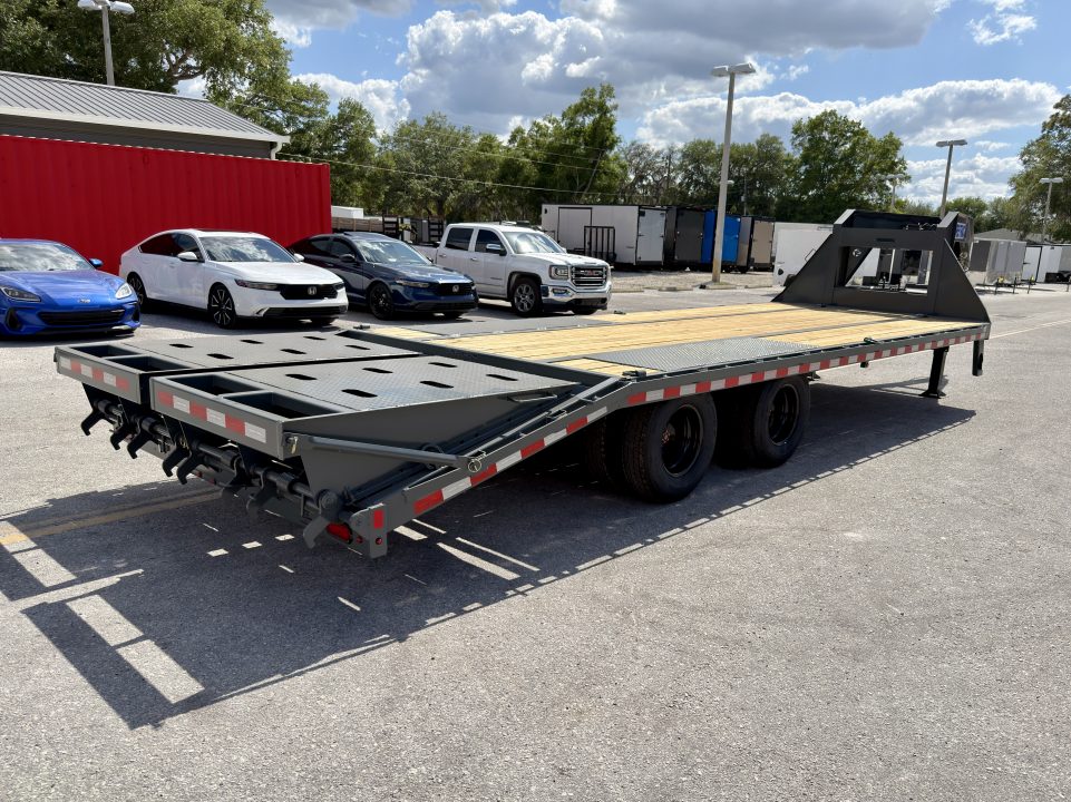 New 2026 Sure-Trac 8.5X25 (20+5) HD Low Profile GN Deckover Trailer
