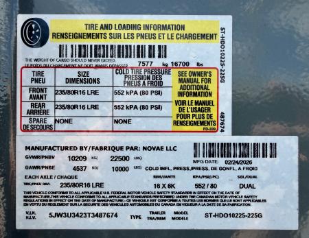 New 2026 Sure-Trac 8.5X25 (20+5) HD Low Profile GN Deckover Trailer