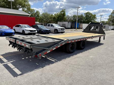 New 2026 Sure-Trac 8.5X25 (20+5) HD Low Profile GN Deckover Trailer