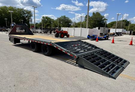 New 2026 Sure-Trac 8.5X25 (20+5) HD Low Profile GN Deckover Trailer