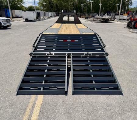 New 2026 Sure-Trac 8.5X25 (20+5) HD Low Profile GN Deckover Trailer