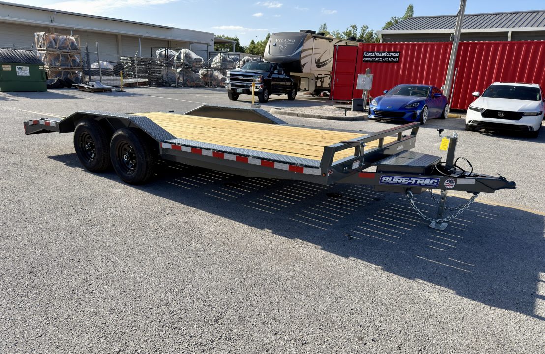 New 2026 Sure-Trac 8.5X18 (16+2) Full Width 10K Car Hauler
