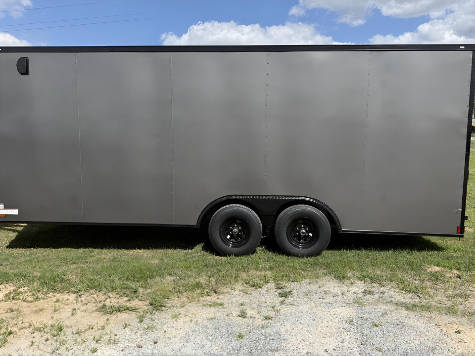 New 2026 Titanium 8.5x20 TA3 Cargo / Enclosed Trailer/ Charcoal Gray/ Stealth Blackout