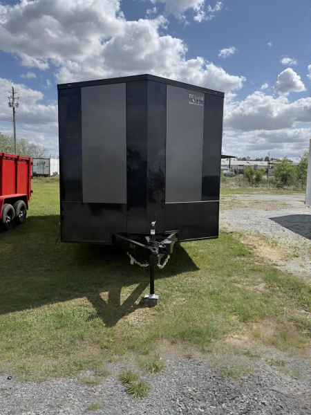 New 2026 Titanium 8.5x20 TA3 Cargo / Enclosed Trailer/ Charcoal Gray/ Stealth Blackout