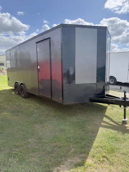 New 2026 Titanium 8.5x20 TA3 Cargo / Enclosed Trailer/ Charcoal Gray/ Stealth Blackout