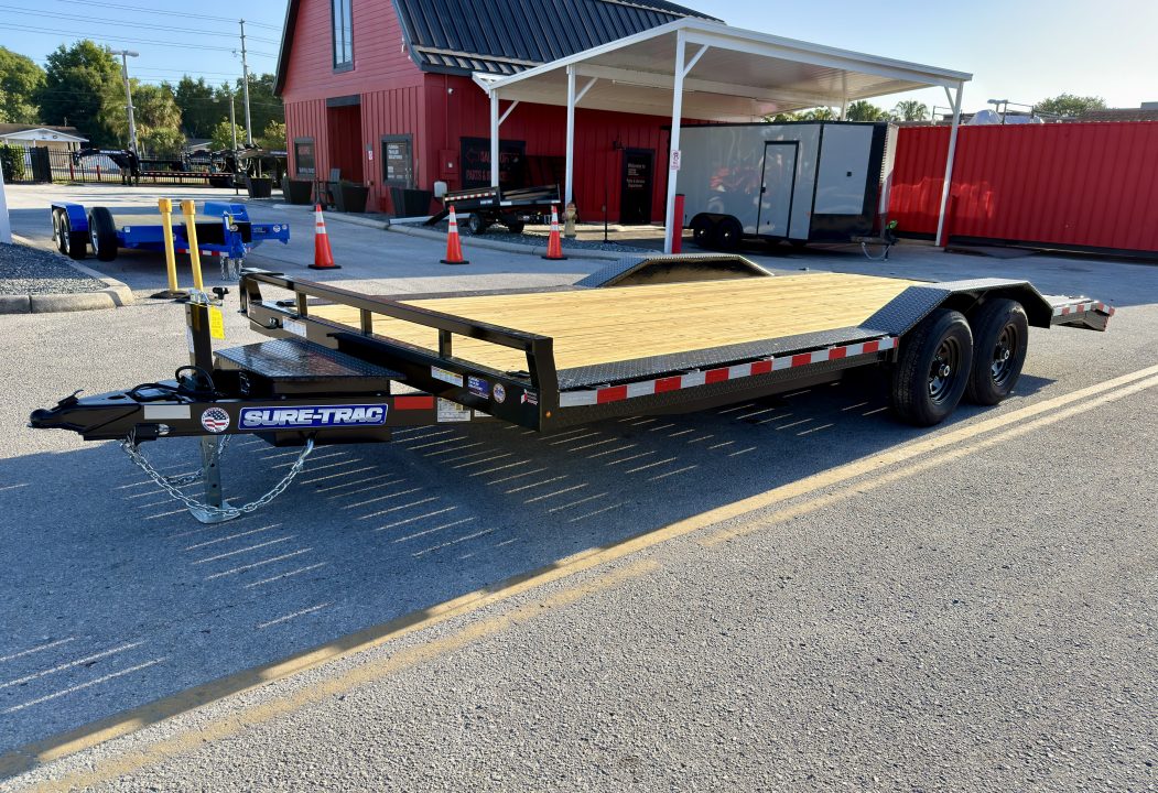 New 2026 Sure-Trac 8.5X20 (18+2) Full Width 10K Car Hauler