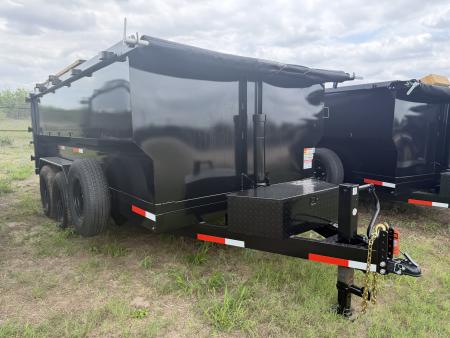 New 2026 Texas Pride Trailers 7x14ft Dump Trailer 16k
