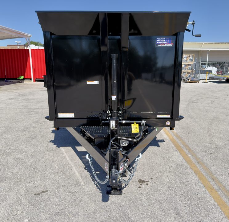 New 2026 Sure-Trac 7X14 Low Profile 4' Side Telescopic Dump Trailer