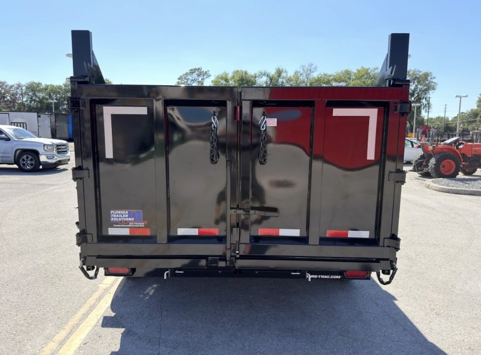 New 2026 Sure-Trac 7X14 Low Profile 4' Side Telescopic Dump Trailer