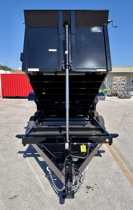 New 2026 Sure-Trac 7X14 Low Profile 4' Side Telescopic Dump Trailer