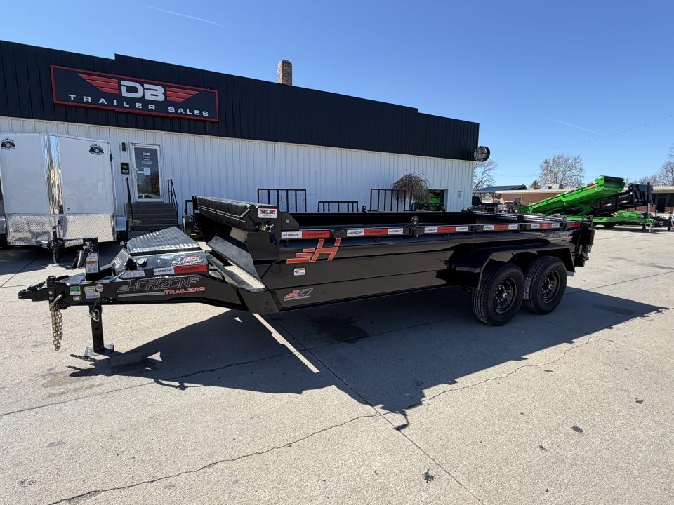 New 2026 Horizon Trailers 14K EZ7 16' Dump Trailer