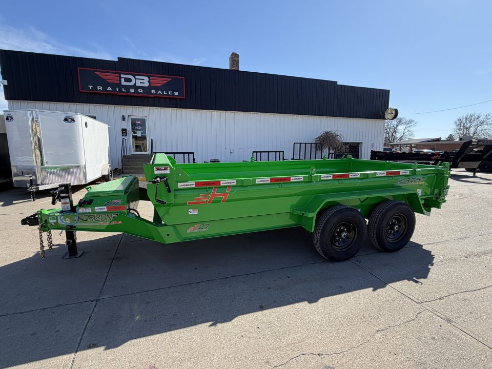 New 2026 HORIZON TRAILERS 14K EZ7 14' Dump Trailer