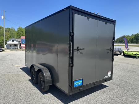 New 2026 7X14 TANDEM AXLE ENCLOSED TRAILER WITH BLACKOUT PACKAGE