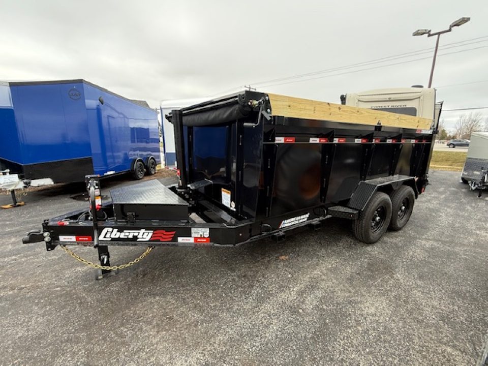 New 2026 Liberty 7x14 Dump Trailer