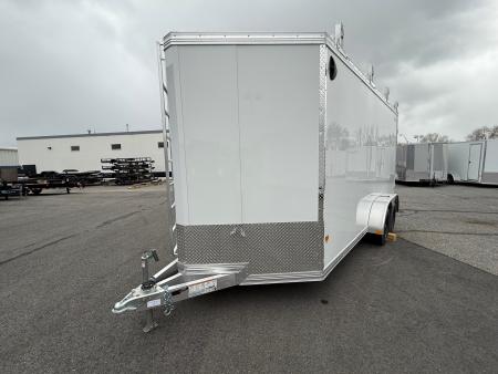 New 2026 ALCOM 7X16 CONTRACTOR Cargo / Enclosed Trailer