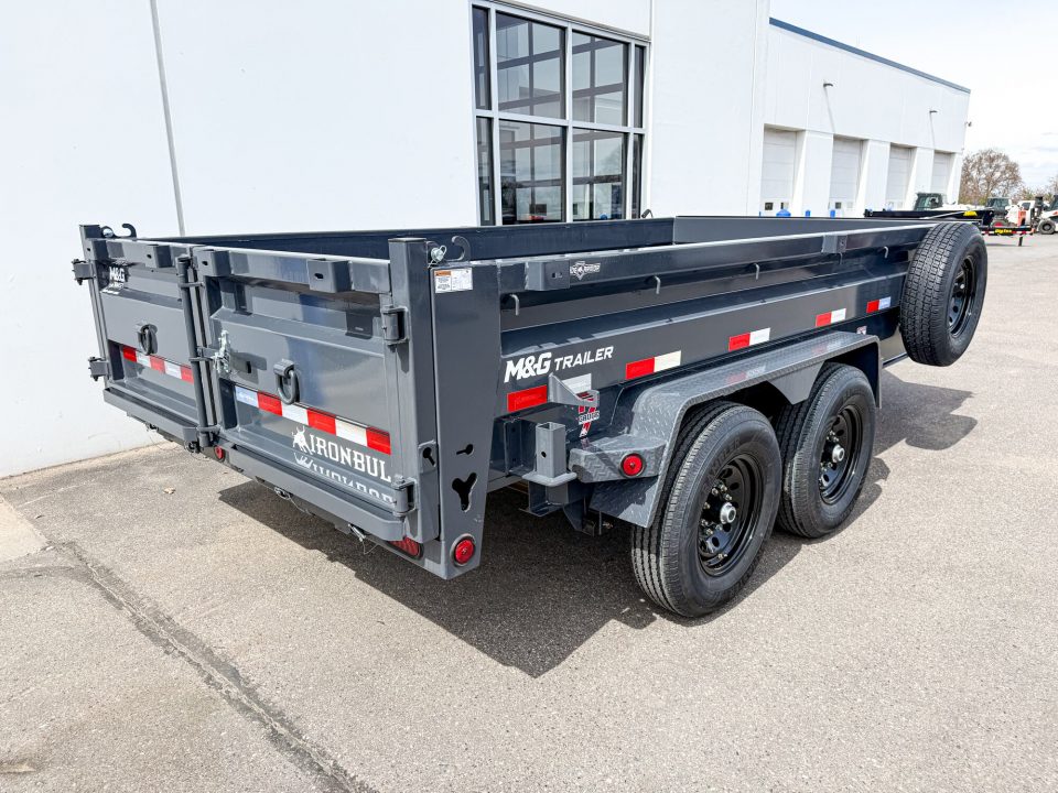 New DWB 83X14 14.9K DUMP TRAILER - GRAY