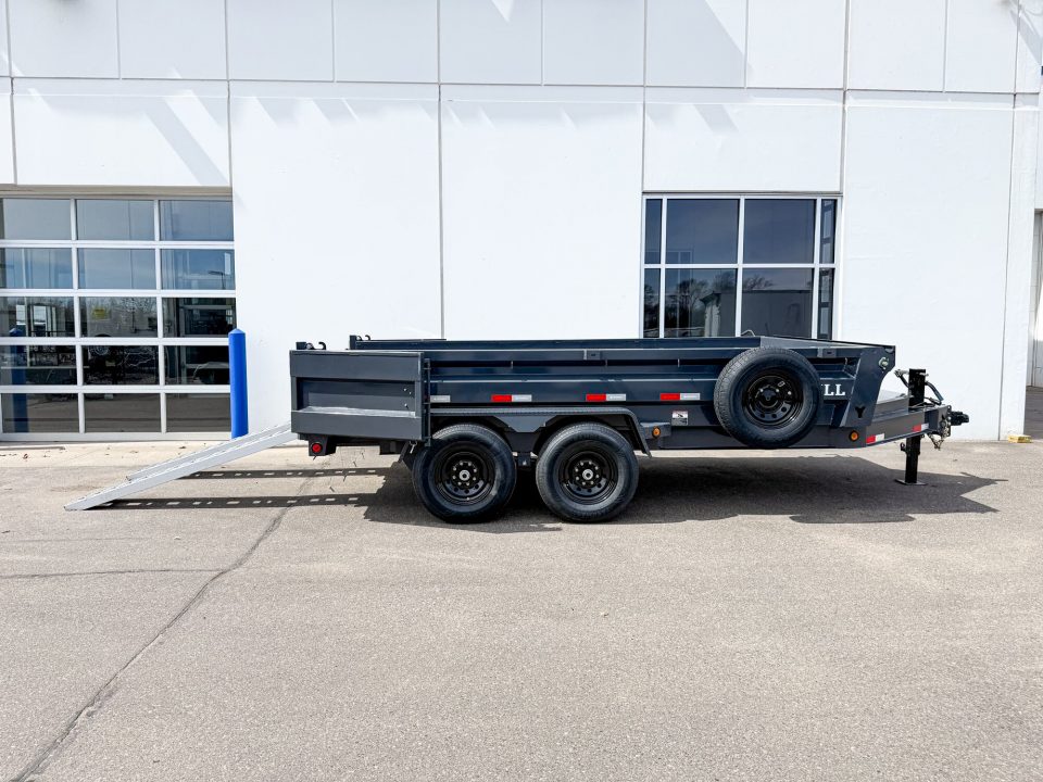 New DWB 83X14 14.9K DUMP TRAILER - GRAY