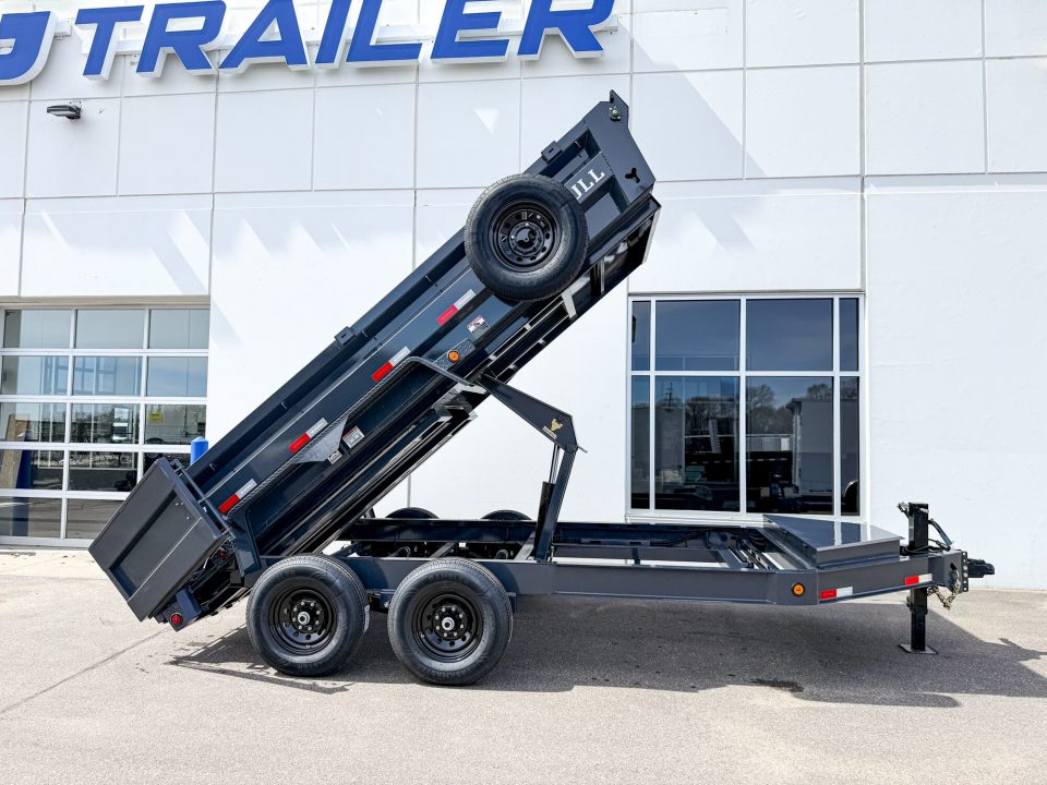 New DWB 83X14 14.9K DUMP TRAILER - GRAY