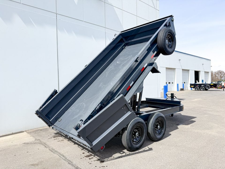 New DWB 83X14 14.9K DUMP TRAILER - GRAY