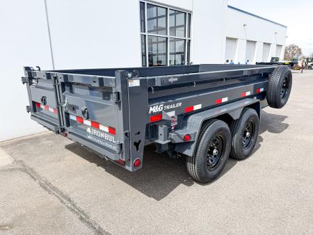 New DWB 83X14 14.9K DUMP TRAILER - GRAY