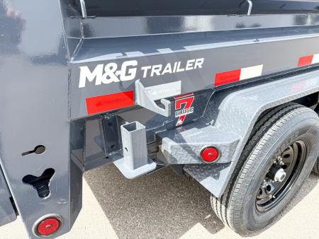 New DWB 83X14 14.9K DUMP TRAILER - GRAY