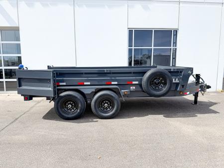 New DWB 83X14 14.9K DUMP TRAILER - GRAY