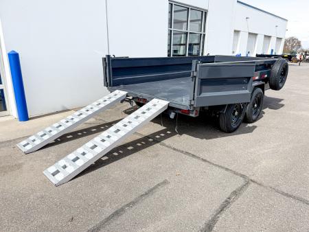 New DWB 83X14 14.9K DUMP TRAILER - GRAY