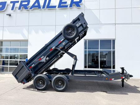 New DWB 83X14 14.9K DUMP TRAILER - GRAY