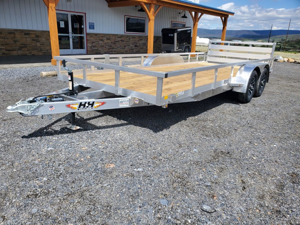 New 2026 H&H Trailers Utility Trailer Aluminum / 82"x18' / 7000 GVWR