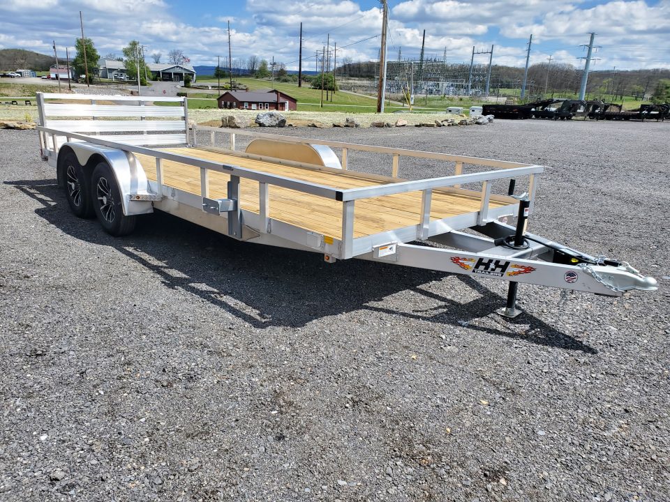 New 2026 H&H Trailers Utility Trailer Aluminum / 82"x18' / 7000 GVWR