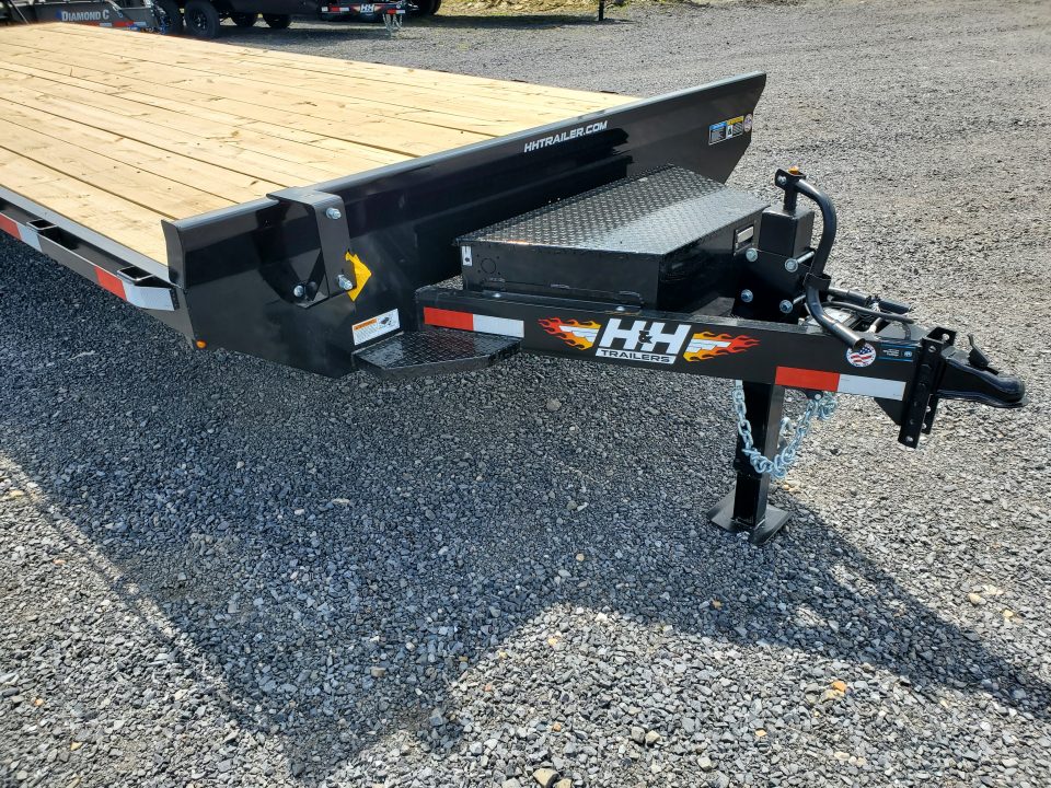 New 2026 H&H Trailers Deckover Trailer / 102"X 24'+4' / Dove Tail / 14000 GVWR