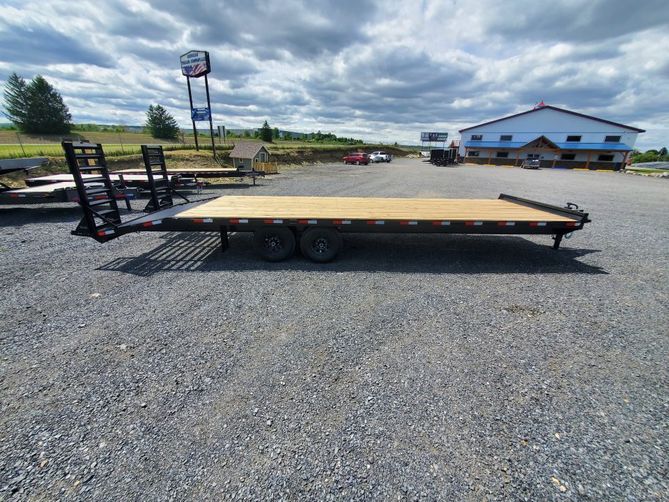 New 2026 H&H Trailers Deckover Trailer / 102"X 24'+4' / Dove Tail / 14000 GVWR