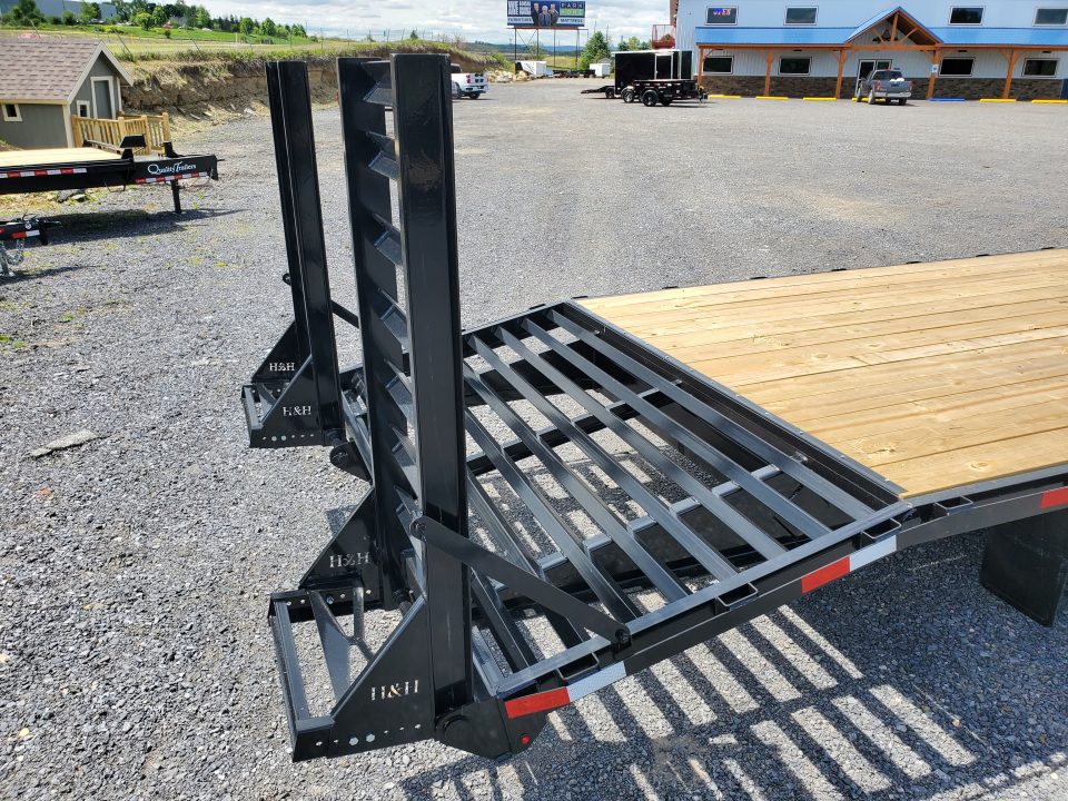 New 2026 H&H Trailers Deckover Trailer / 102"X 24'+4' / Dove Tail / 14000 GVWR
